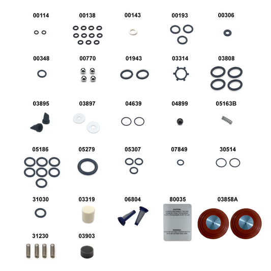OB3100 Small Block Overhaul Kit 10003