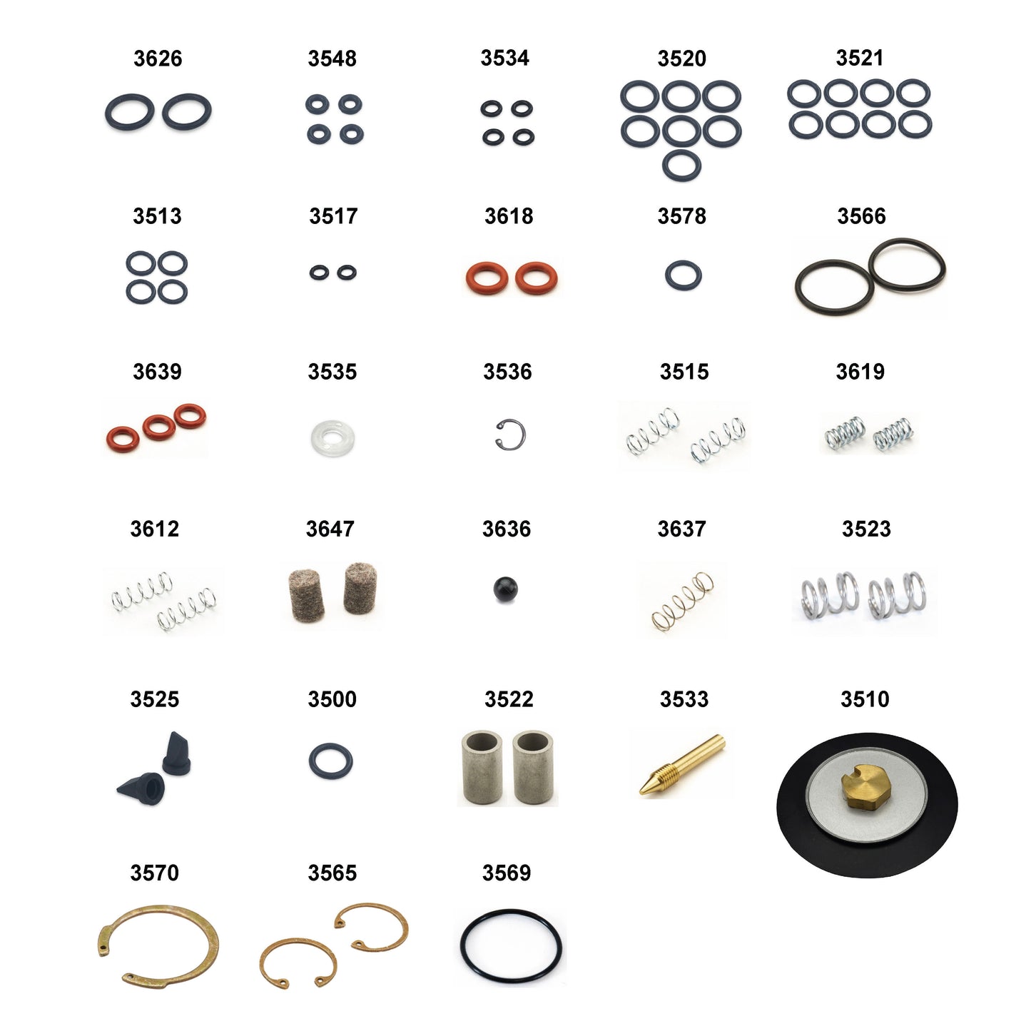 OB4100 Sechrist Mixer Overhaul Kit 3658