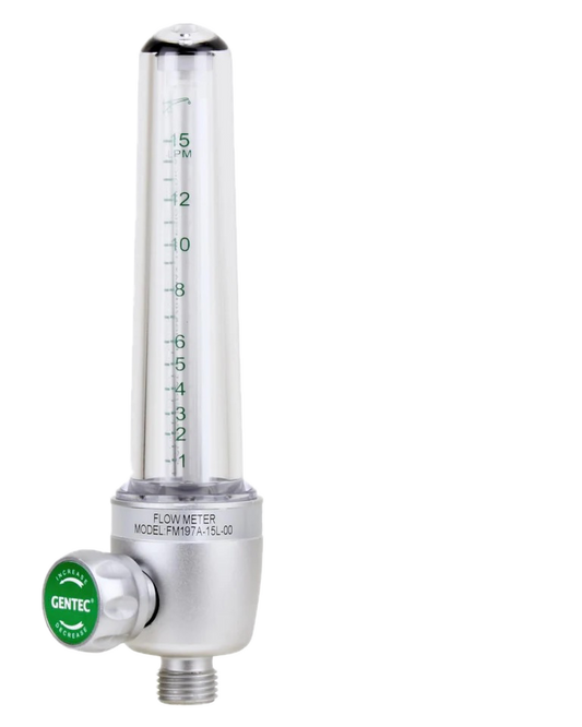 Gentec Oxygen Flowmeter 0-15 LPM, FM197A-15L