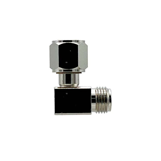 OBFIT063 Oxygen DISS 90° Elbow Male x Hex Nut 1.0" Stem
